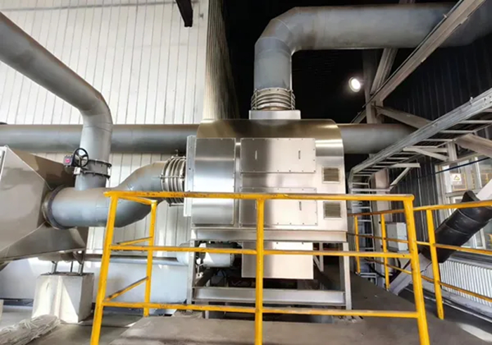 翔福新能源鋰電池負極材料瀝青煙氣處理工程案例01