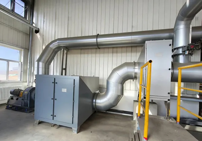 翔福新能源鋰電池負極材料瀝青煙氣處理工程案例02